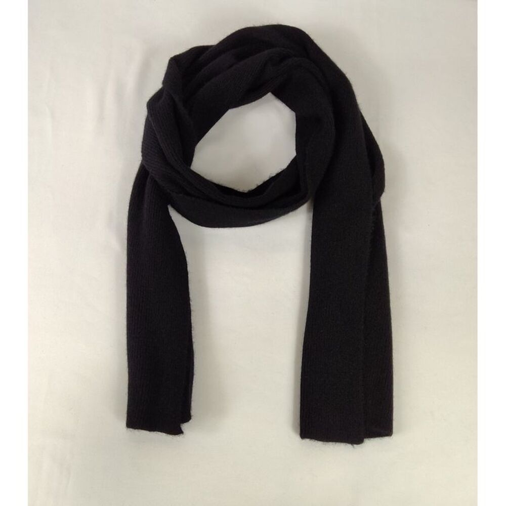 Quince Mongolian Cashmere Scarf Black Scarves One Size